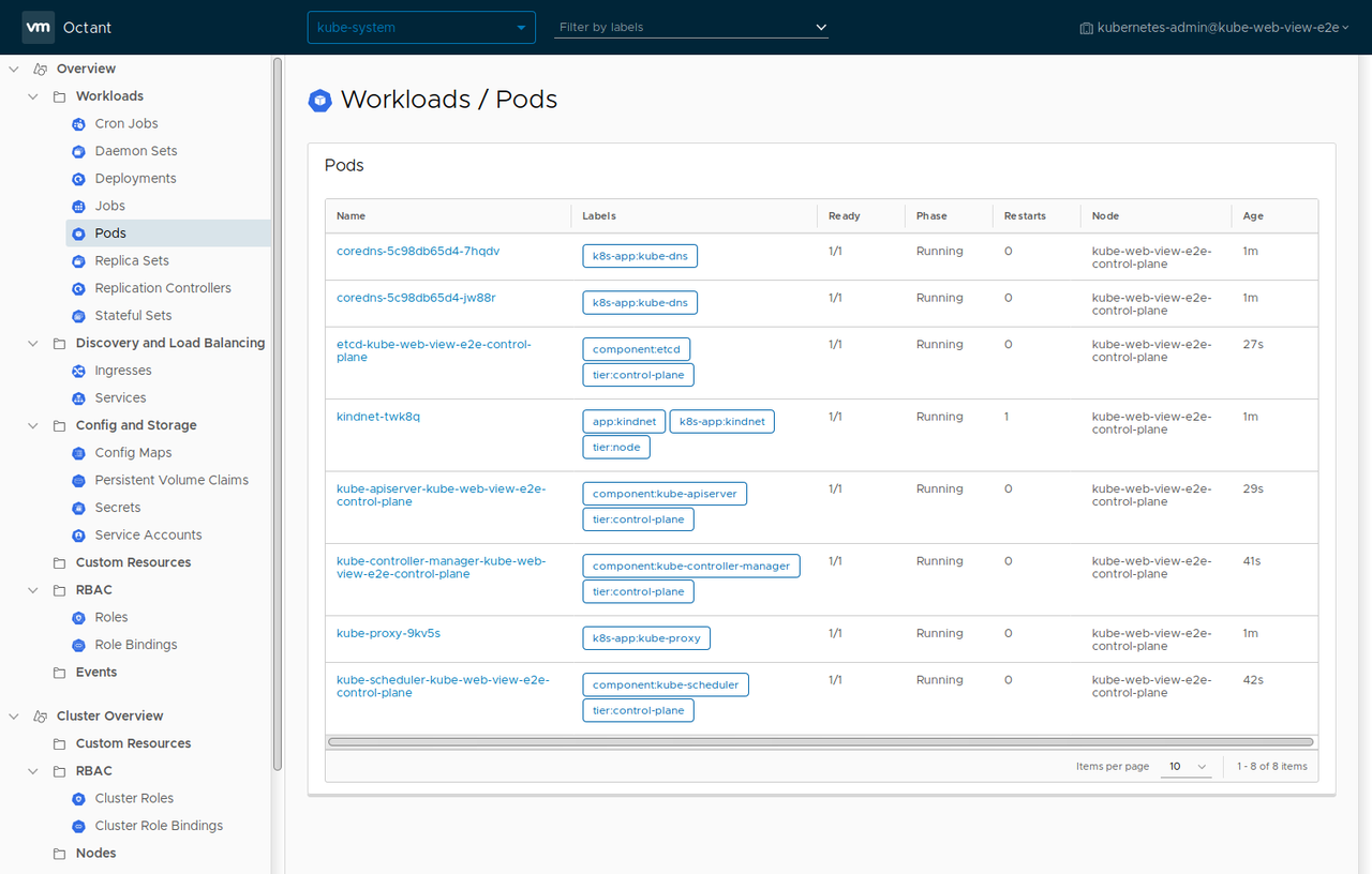 Web system view