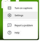 Google meet settings