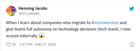 Twitter microservices tech stacks