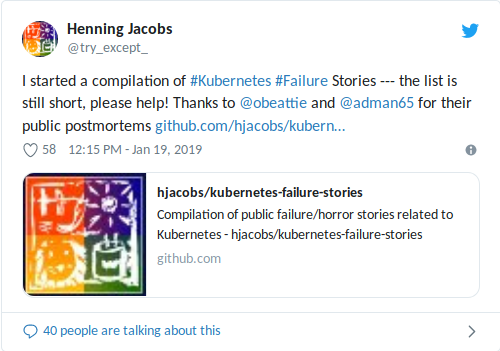 Kubernetes Failure Stories